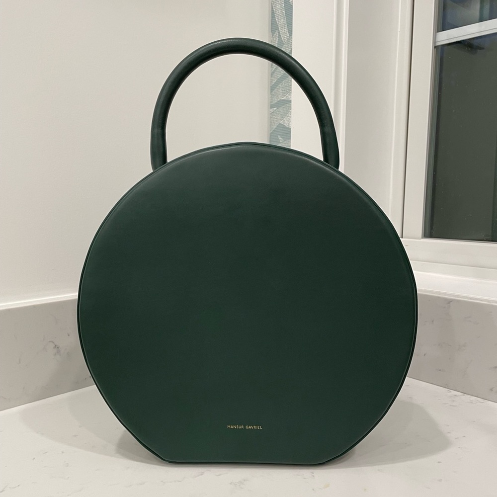 Mansur Gavriel Circle Bag - Green Italian Leather